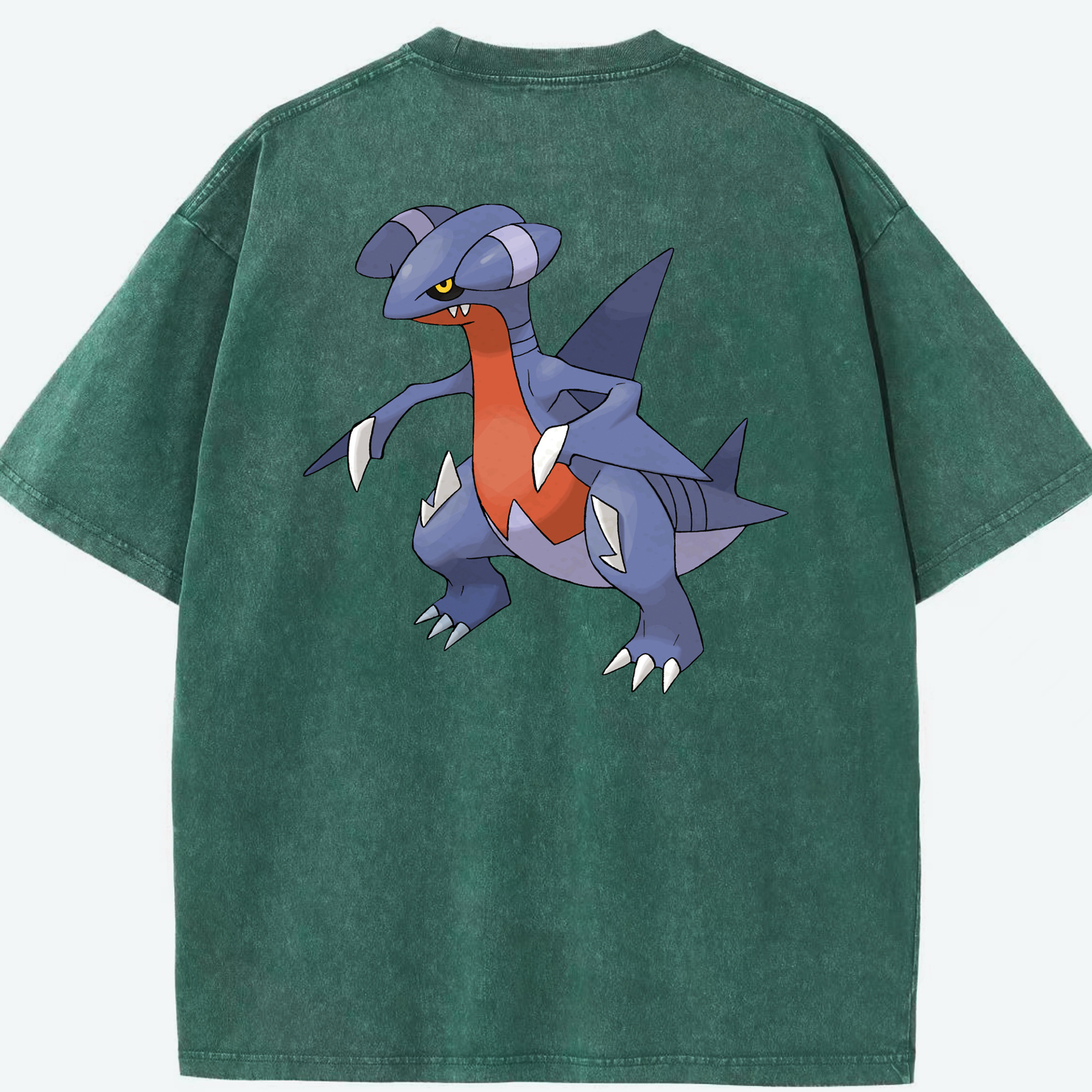 （画像用） ポケットモンスター Pokémon 綿100% ヴィンテージ風 半袖Tシャツ（背面プリント）